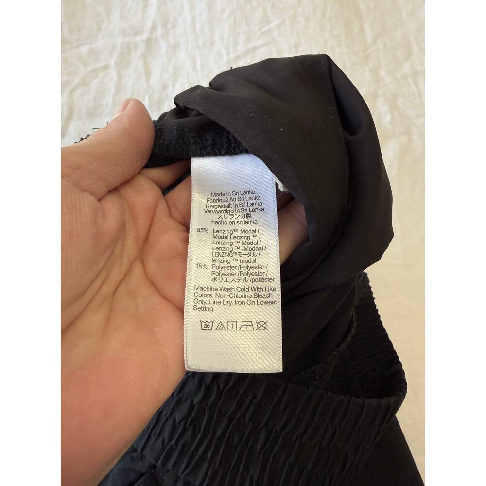 MADEWELL | Women’s Large Petite | Black Carly Wide Leg Pants Classic Minimalist - Picture 5 of 10